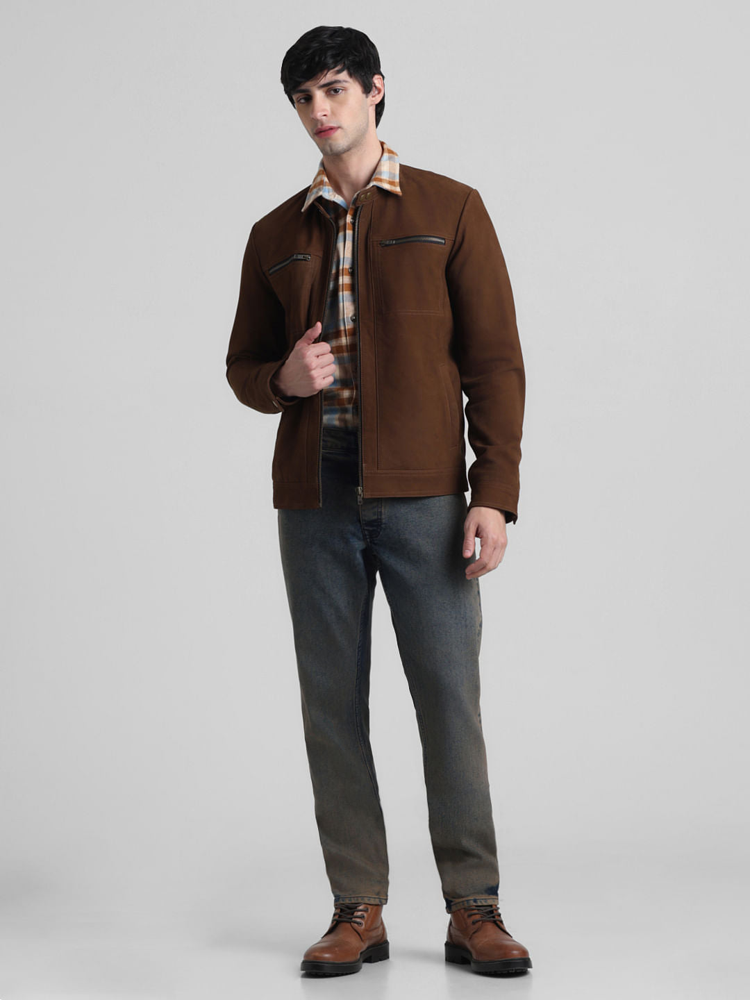 Brown Leather Jacket