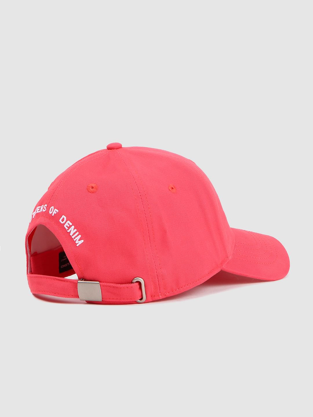 Coral Logo Print Baseball Cap