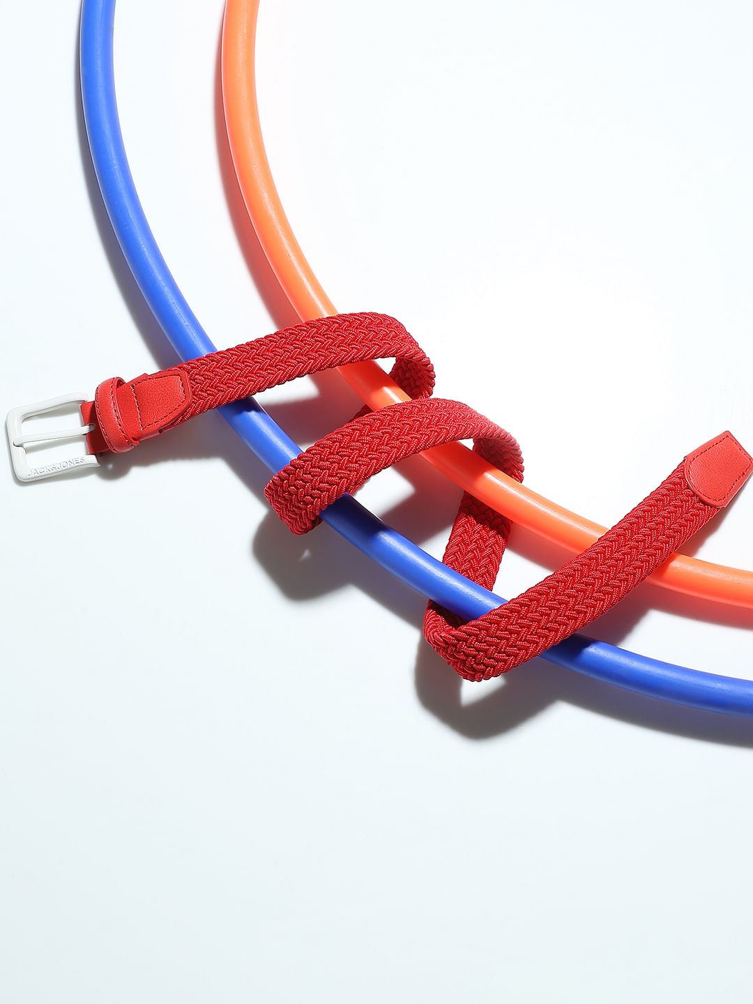 Boys Red Braided Belt - 24