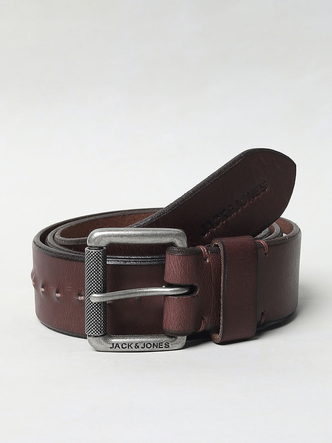 Brown Leather Belt - 32