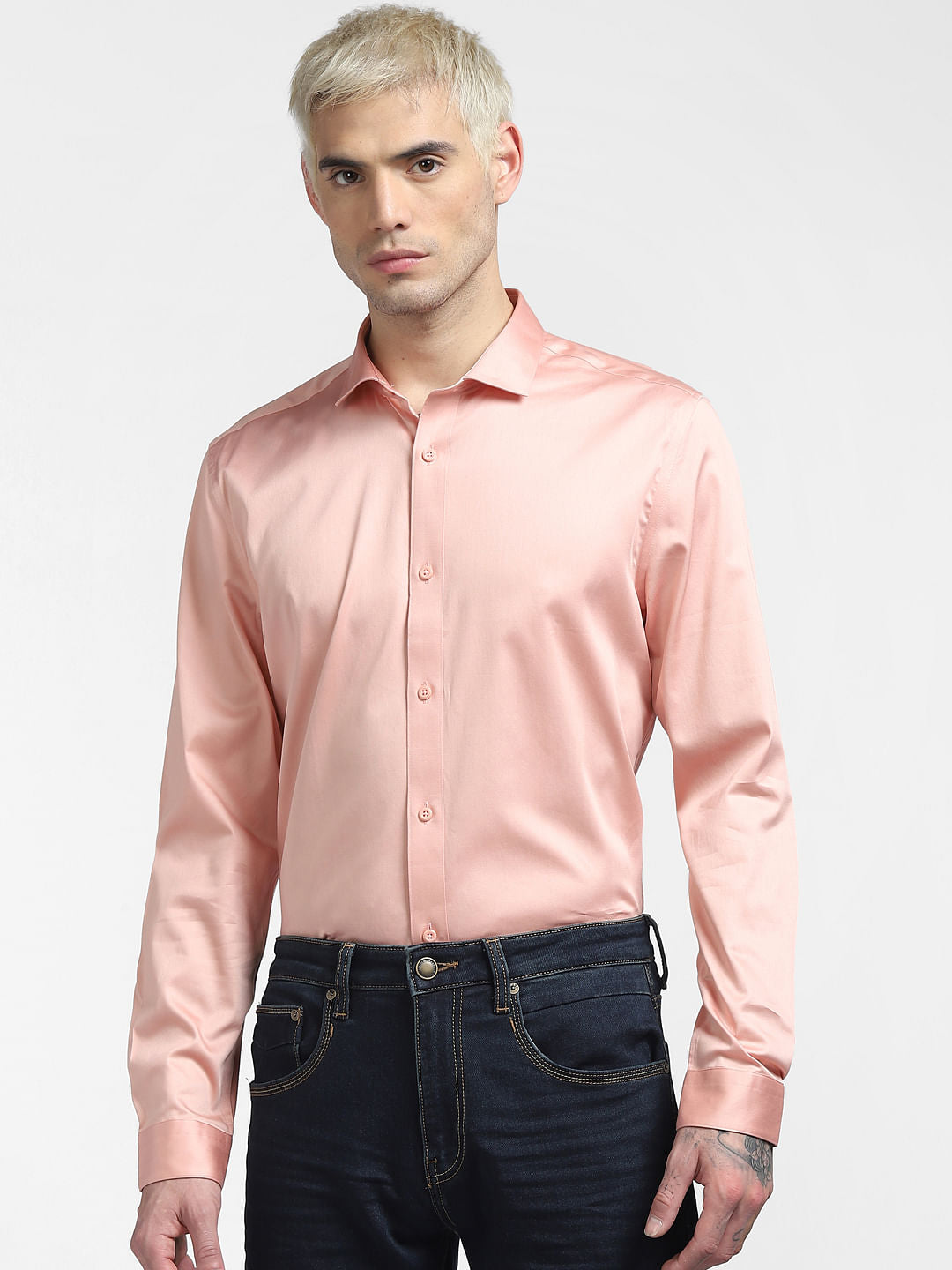 Pink Full Sleeves Shirt