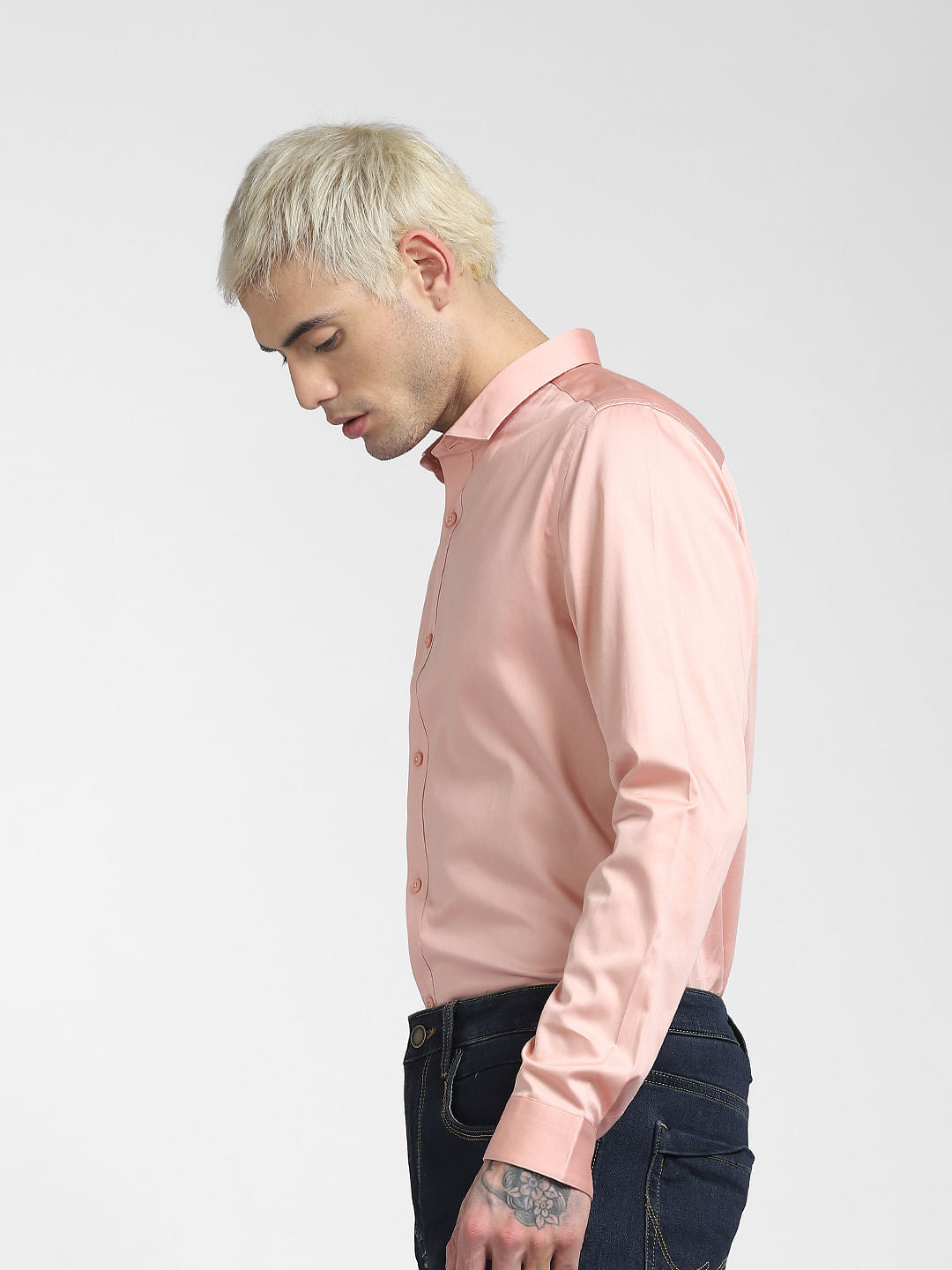 Pink Full Sleeves Shirt