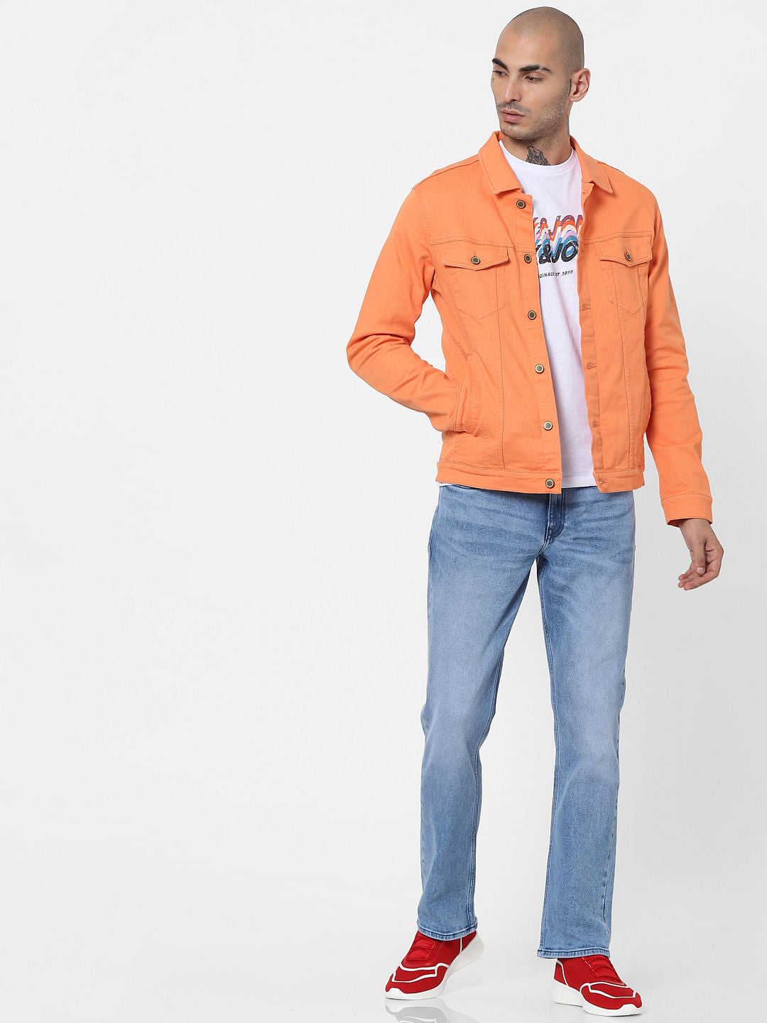 Dusty Orange Solid Jacket