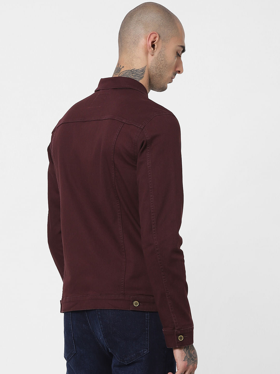 Brown Solid Jacket