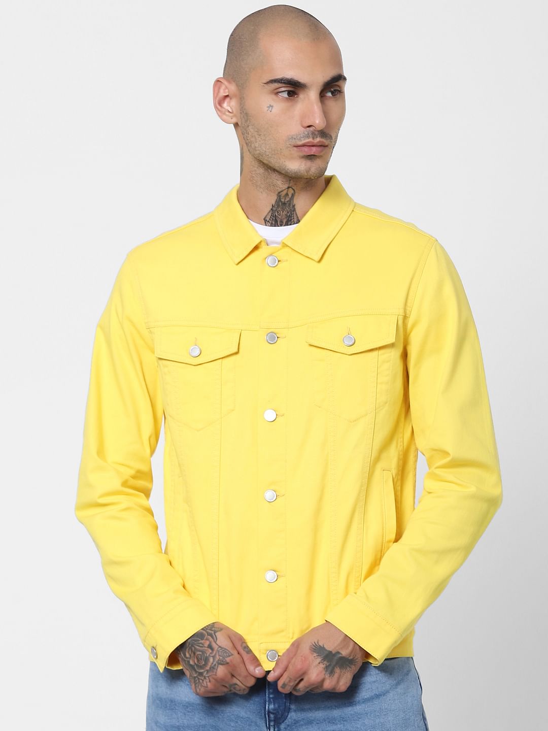 Yellow Solid Jacket