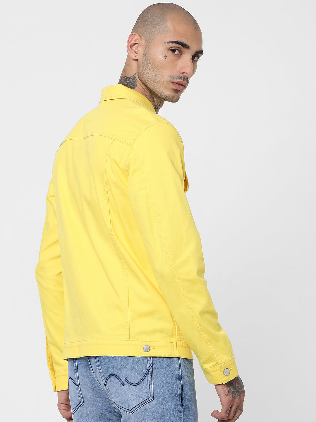 Yellow Solid Jacket