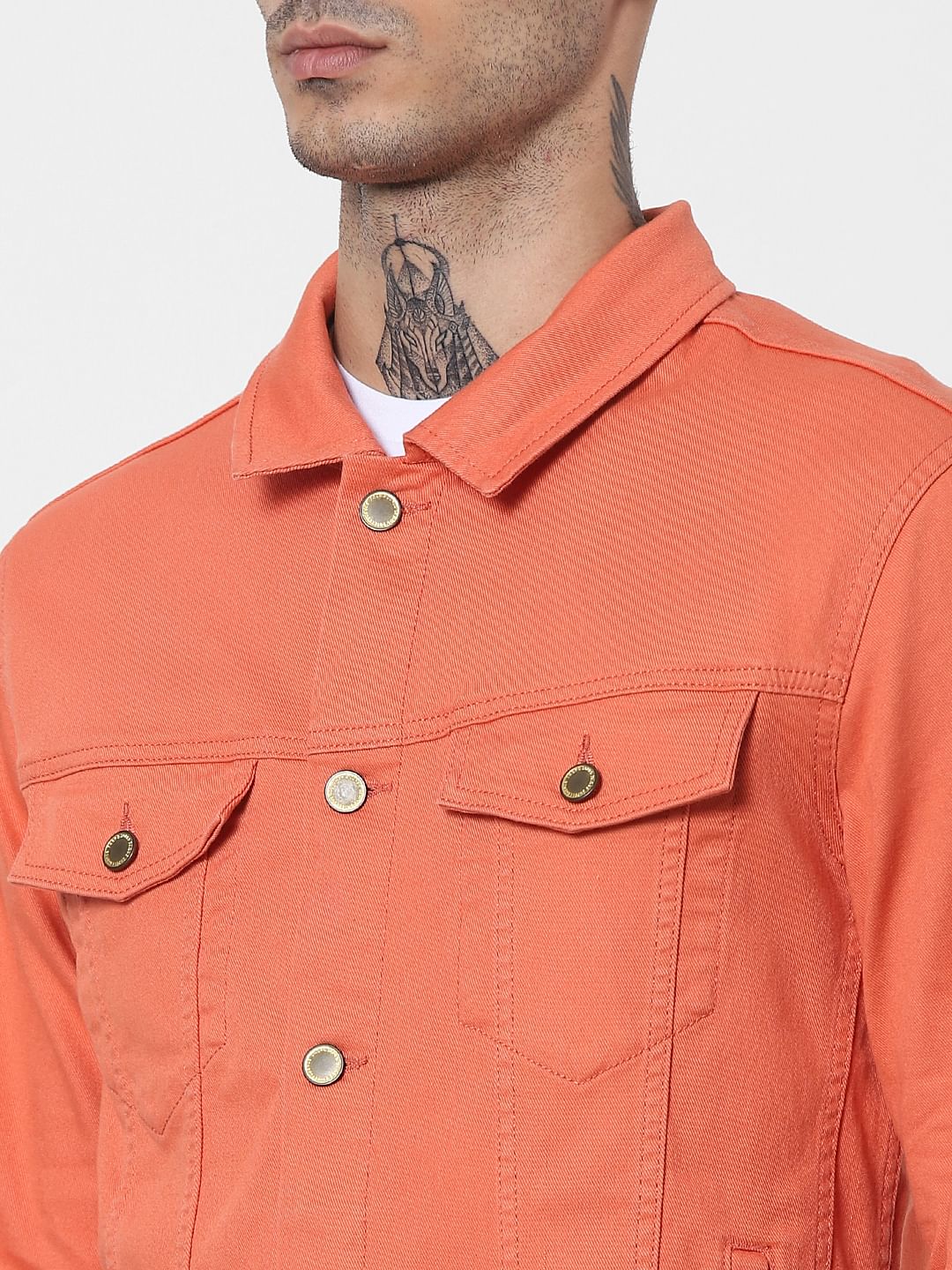 Orange Solid Jacket