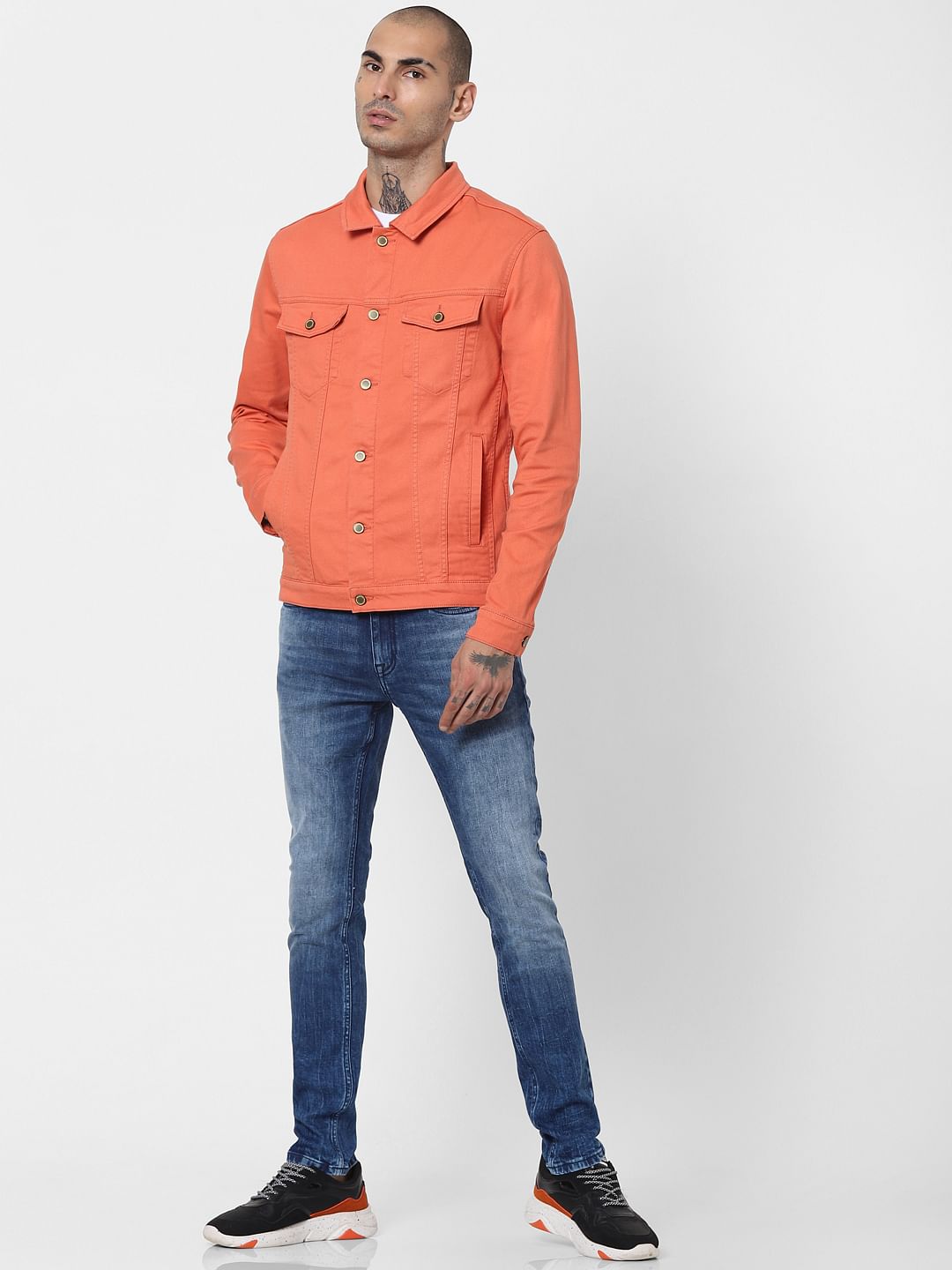 Orange Solid Jacket