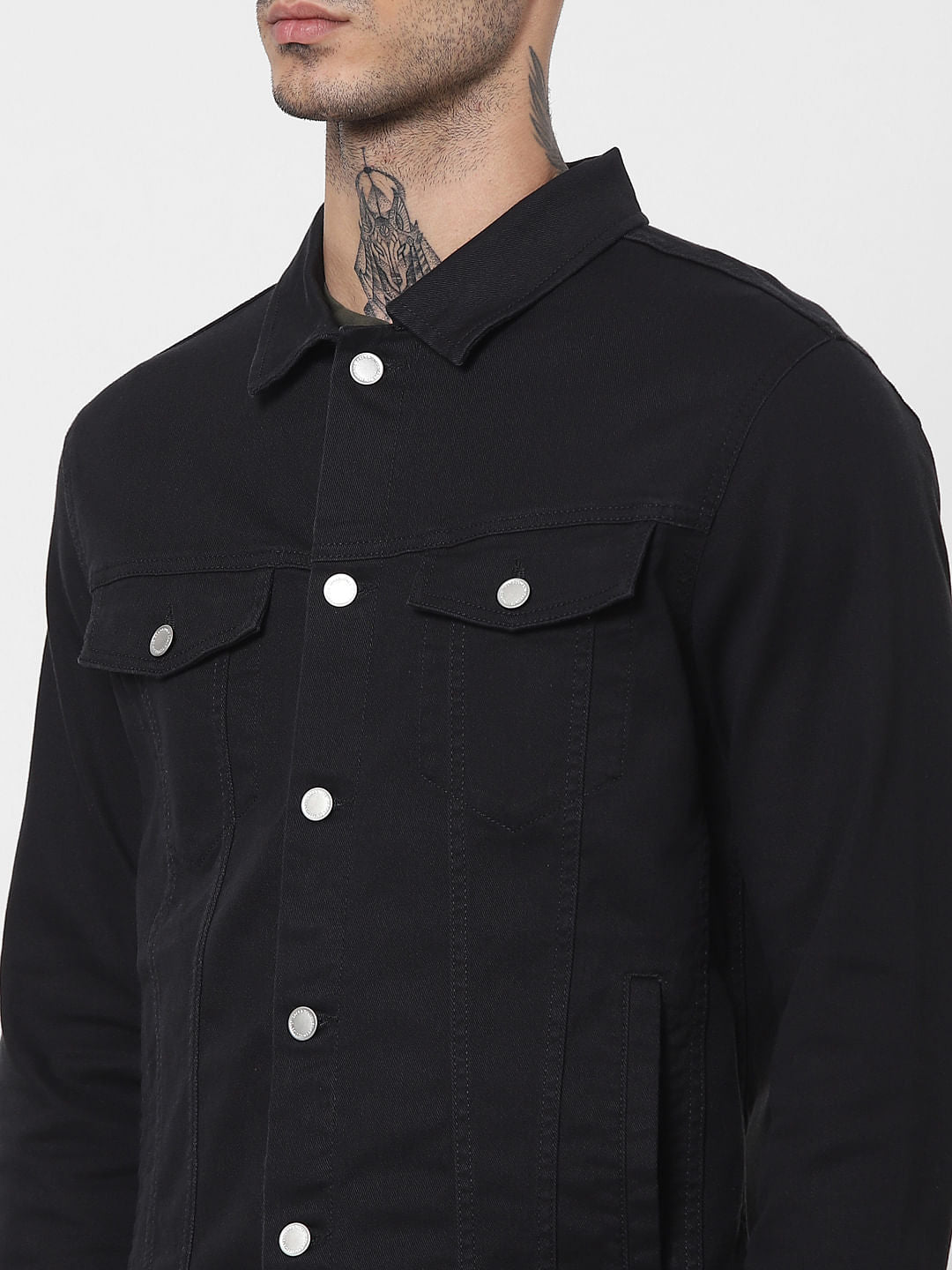 Black Solid Jacket