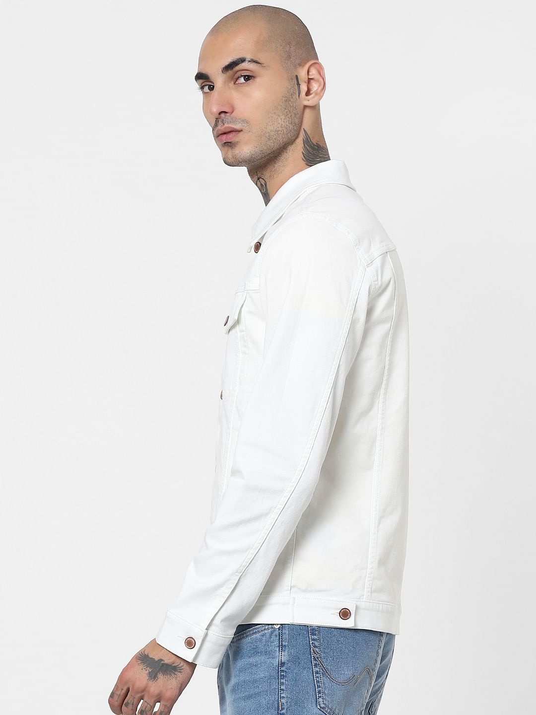 White Solid Jacket