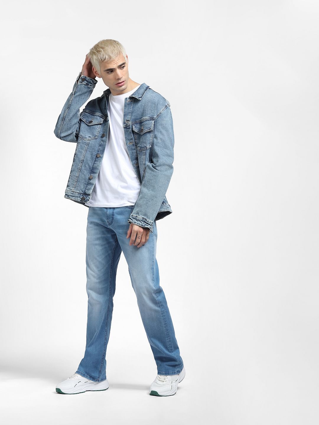 Blue High Rise Bootcut Jeans - 28/30