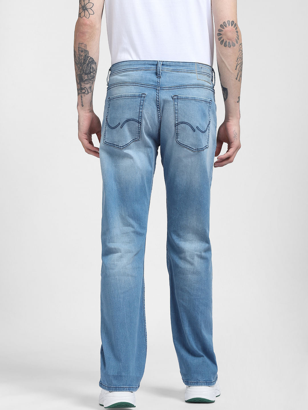 Blue High Rise Bootcut Jeans