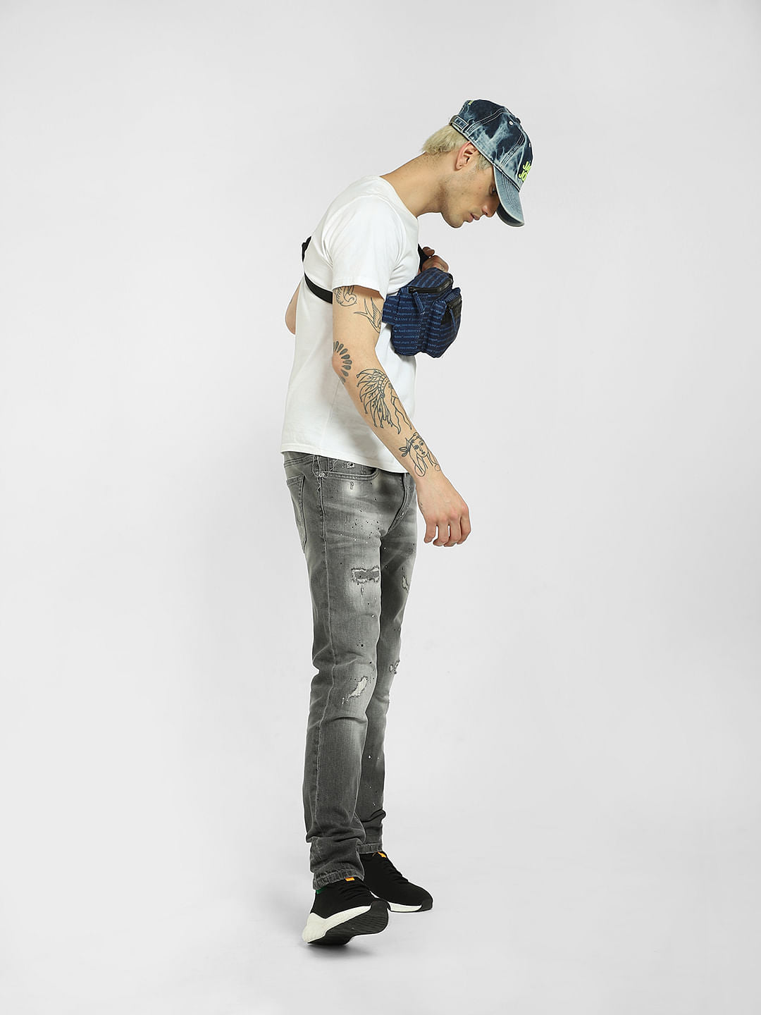 Blue Low Rise Ben Skinny Jeans - 28/30