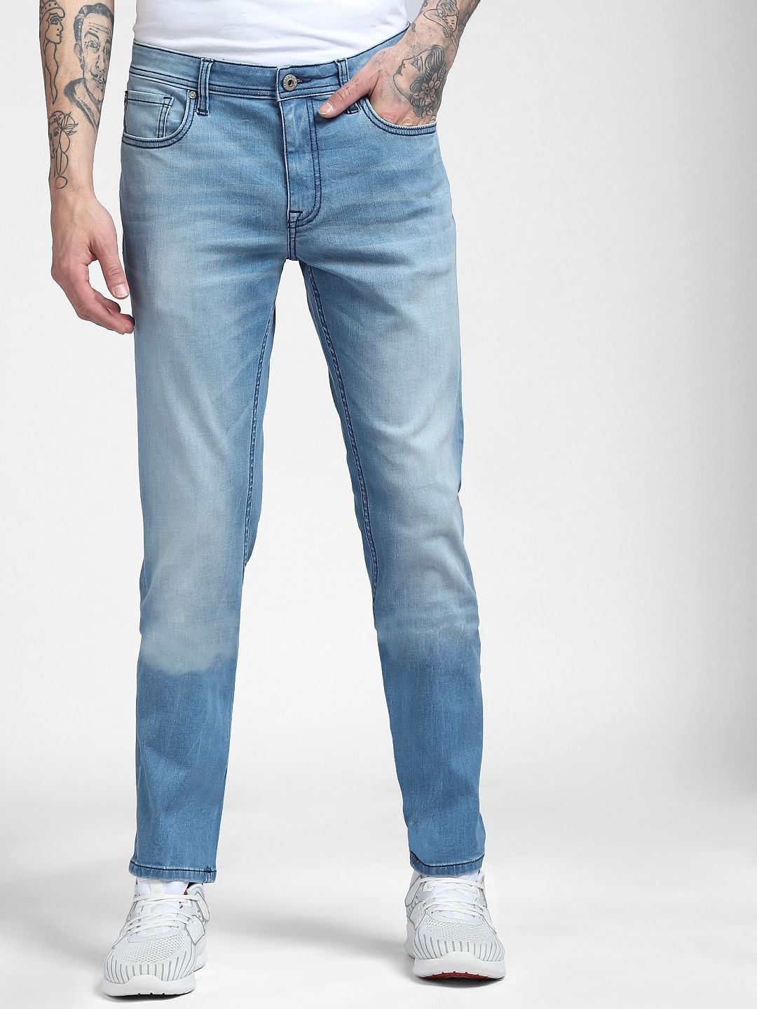 Light Blue Low Rise Ben Skinny Jeans