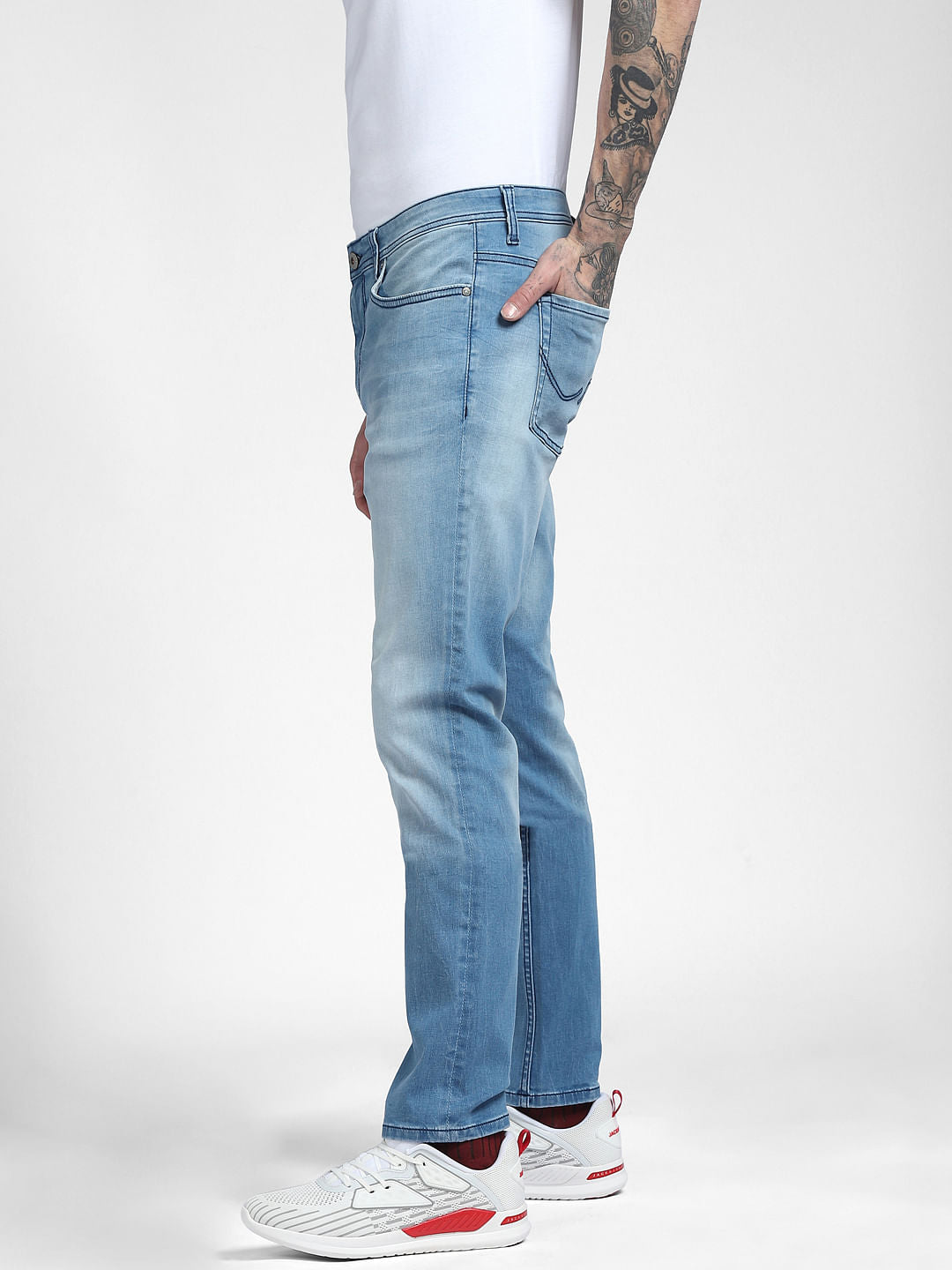Light Blue Low Rise Ben Skinny Jeans