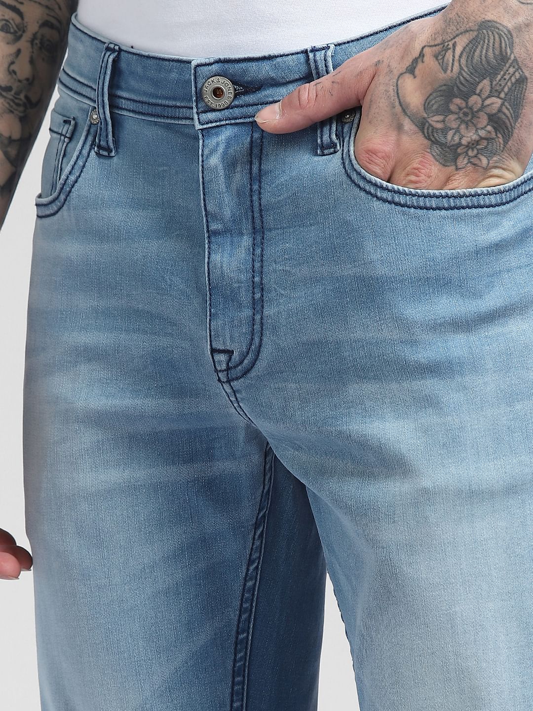 Light Blue Low Rise Ben Skinny Jeans