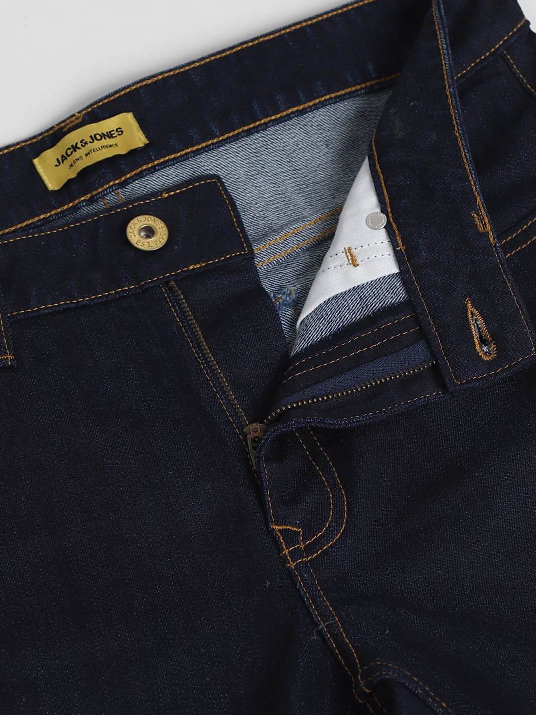 Dark Blue Low Rise Glenn Slim Fit Jeans