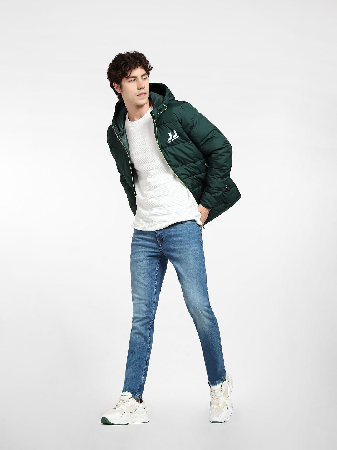 Blue Low Rise Glenn Slim Jeans