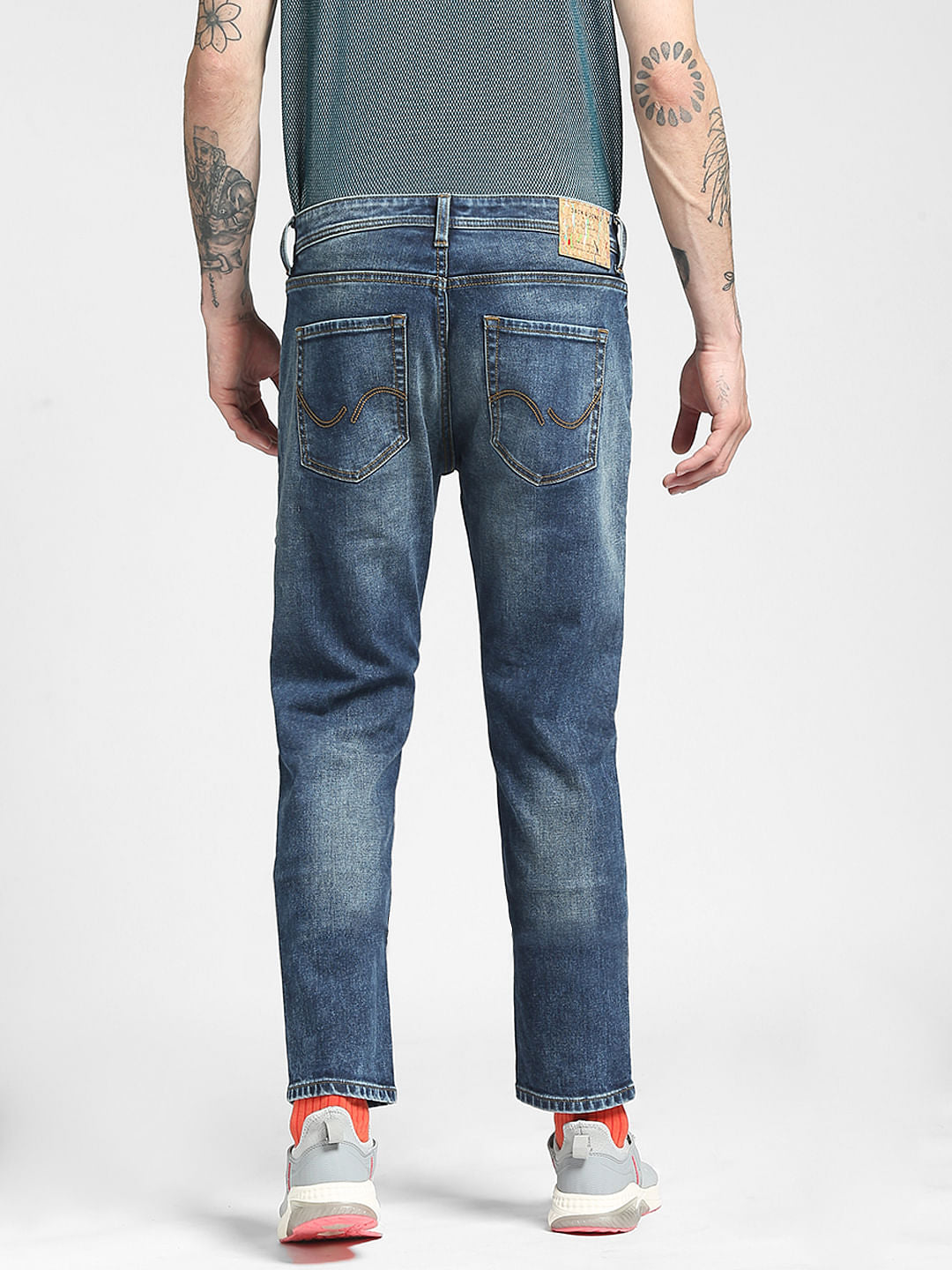 Blue Low Rise Tim Anti Fit Jeans