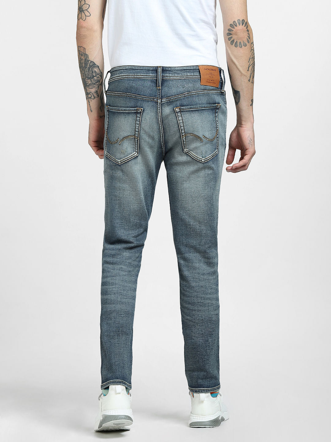 Blue Low Rise Liam Skinny Jeans