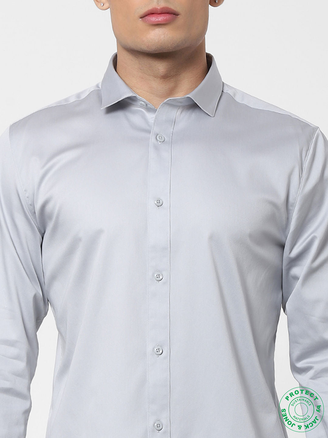 Grey Full Sleeves Shirt