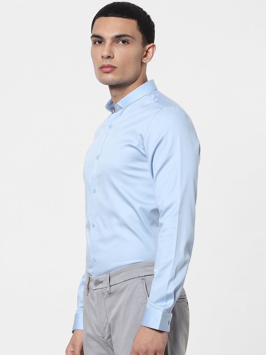 Blue Full Sleeves Shirt