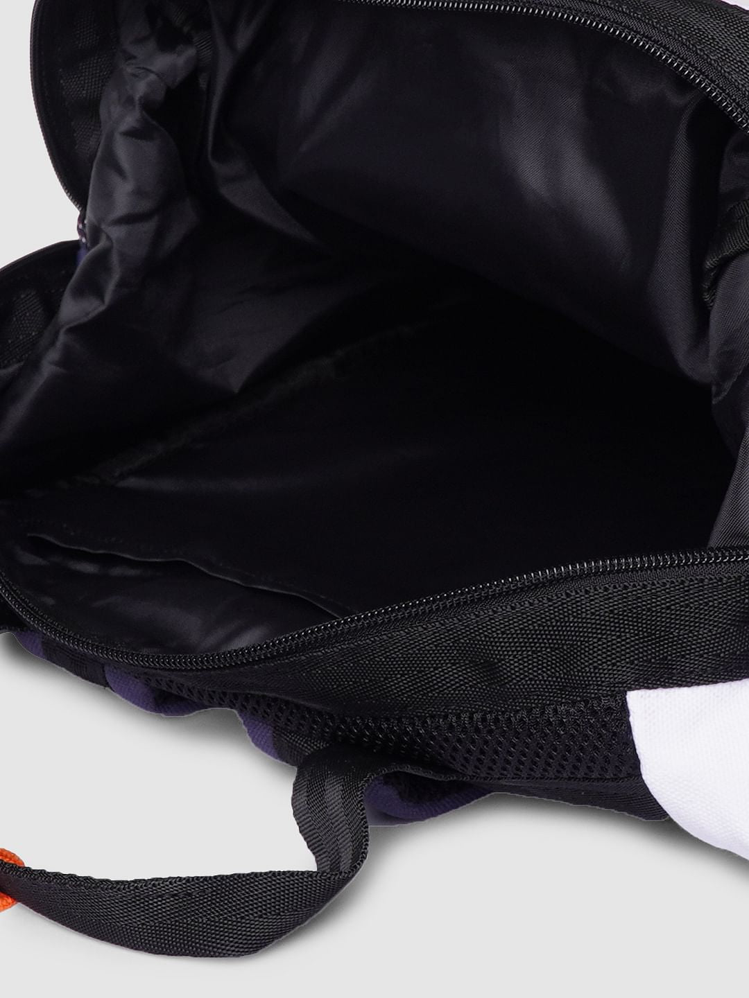 Orange Colourblocked Backpack