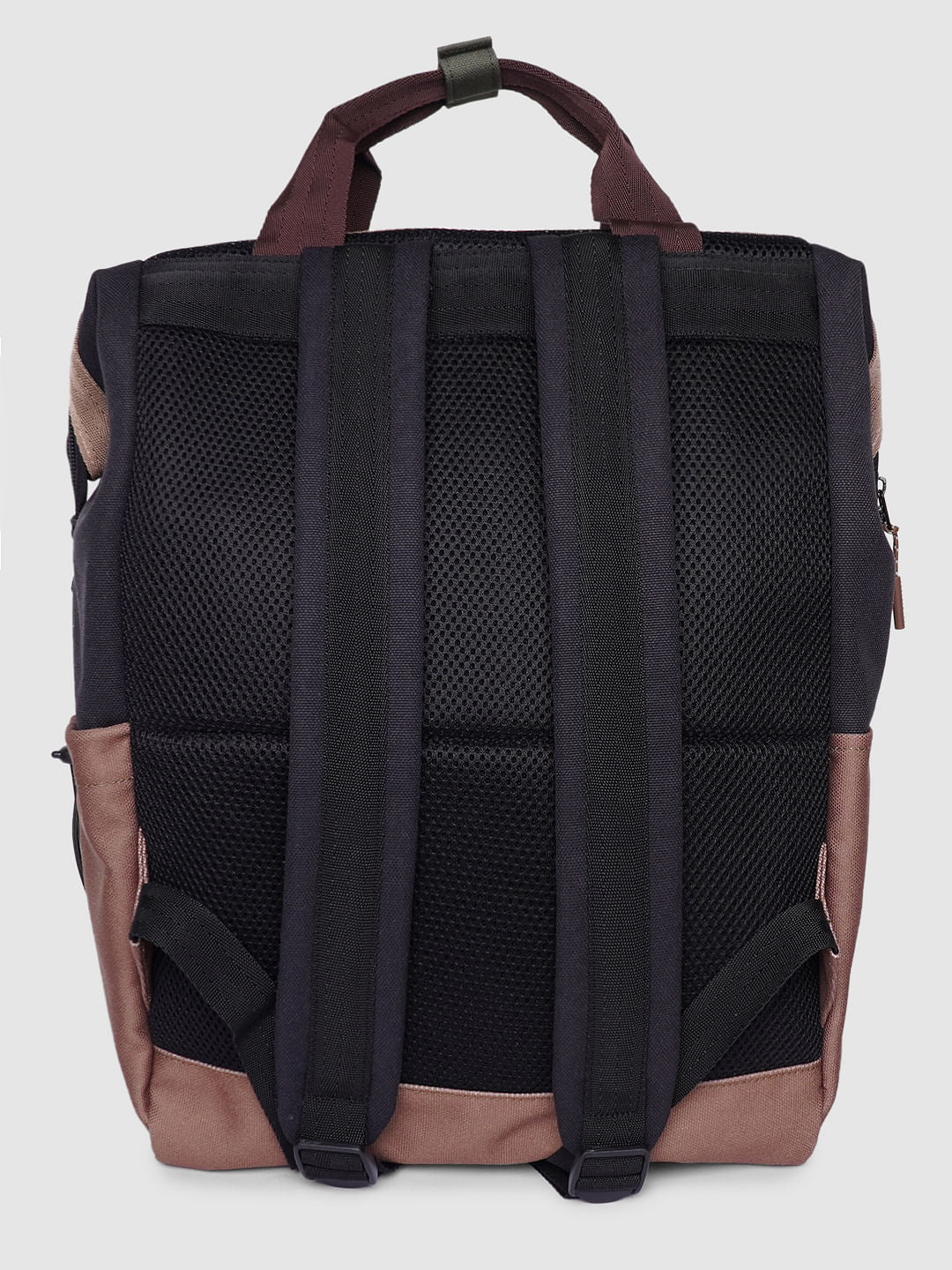 Faded Pink Colourblocked Backpack