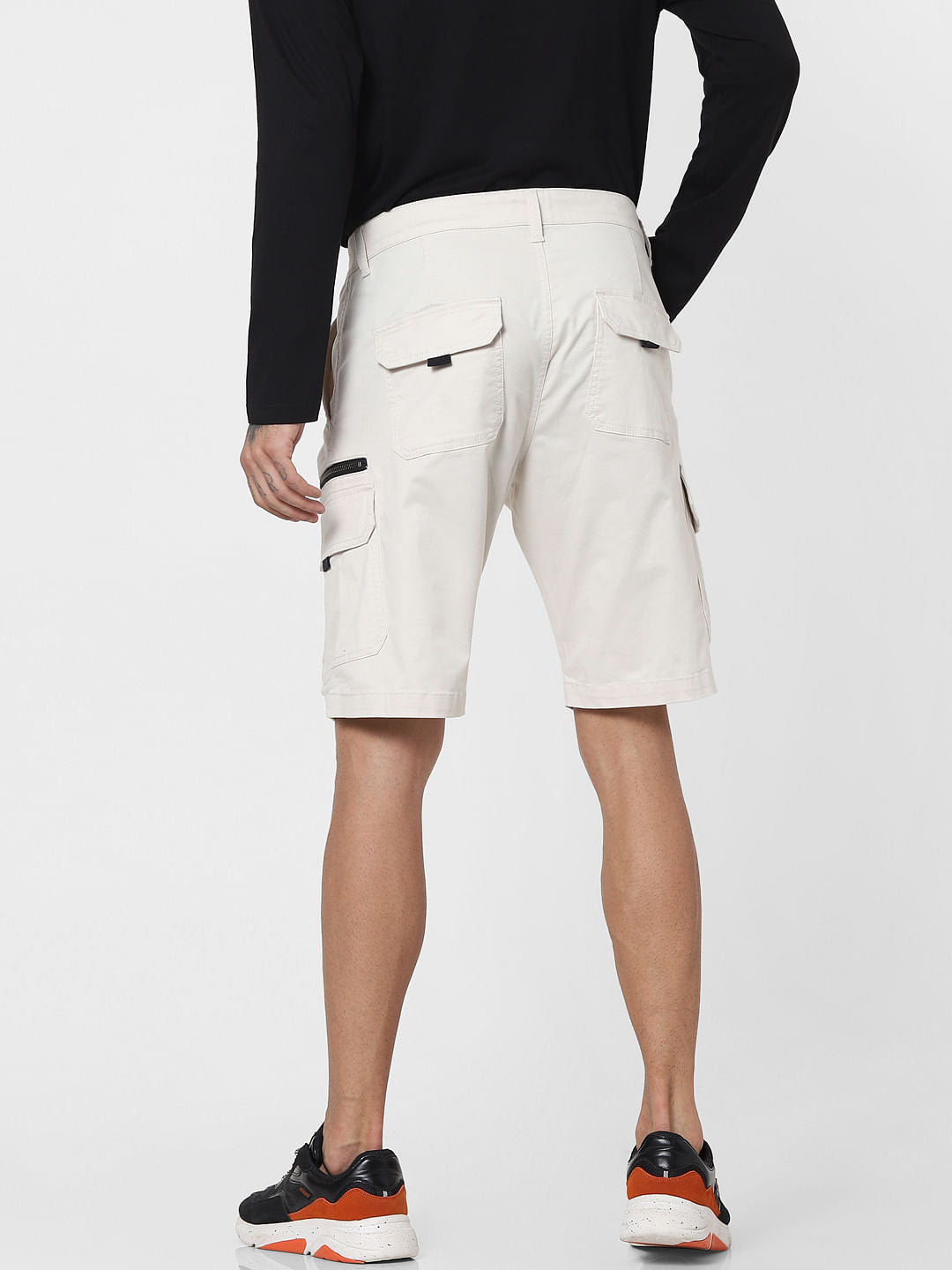 Off White Low Rise Shorts