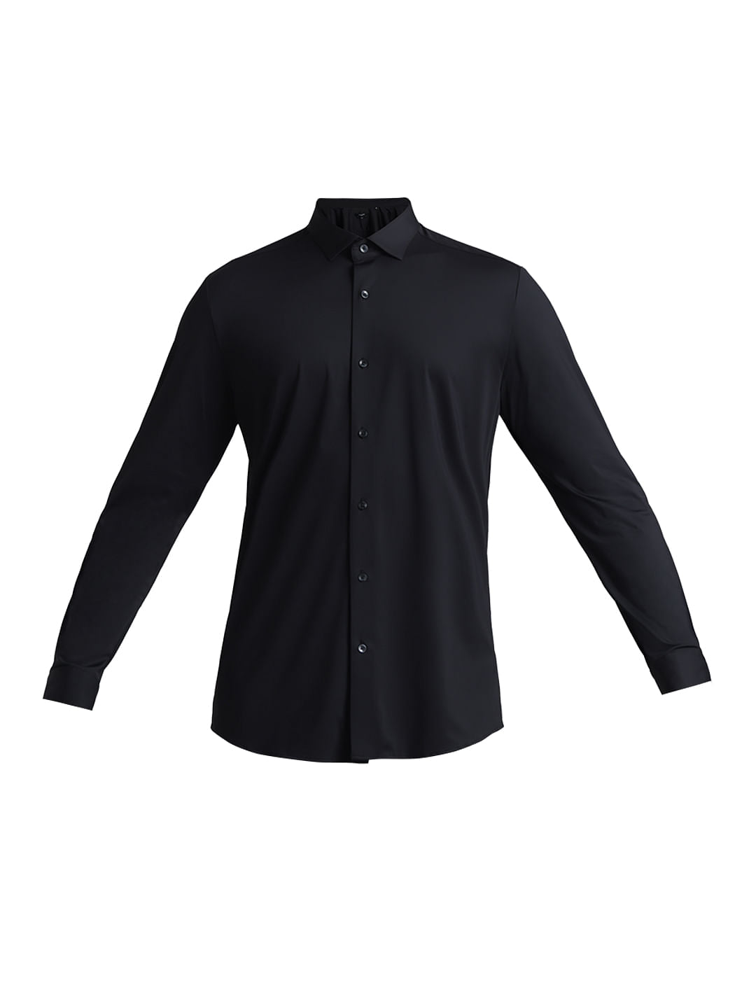 Black Slim Fit Formal Shirt