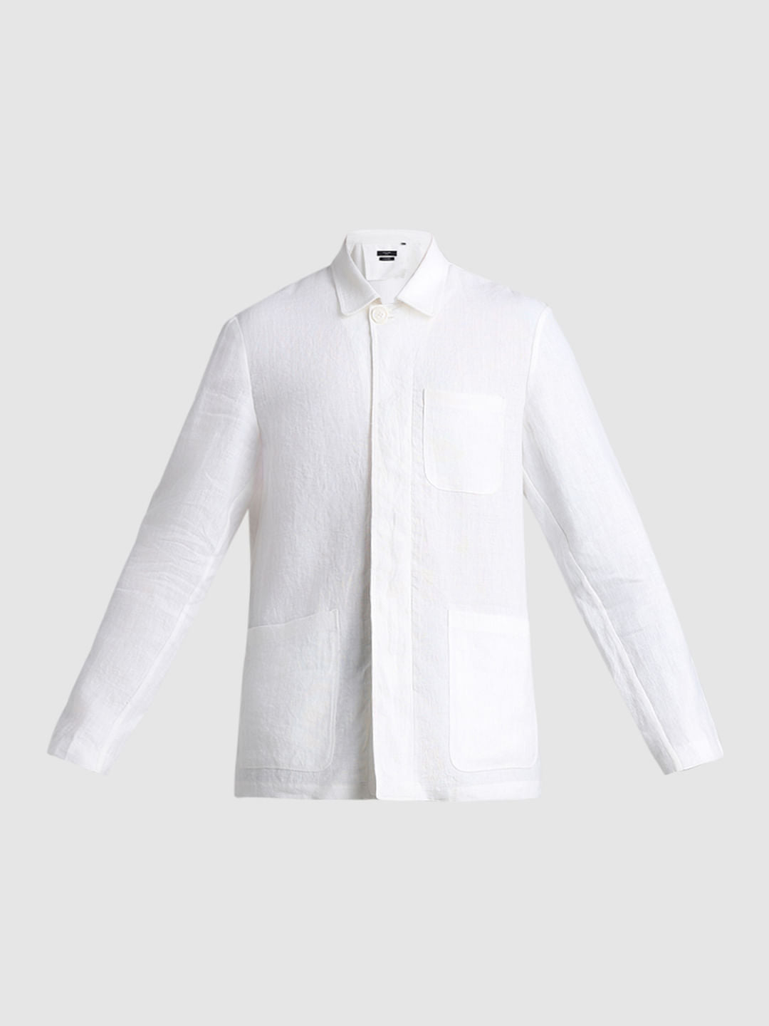 White Linen Oversized Shirt