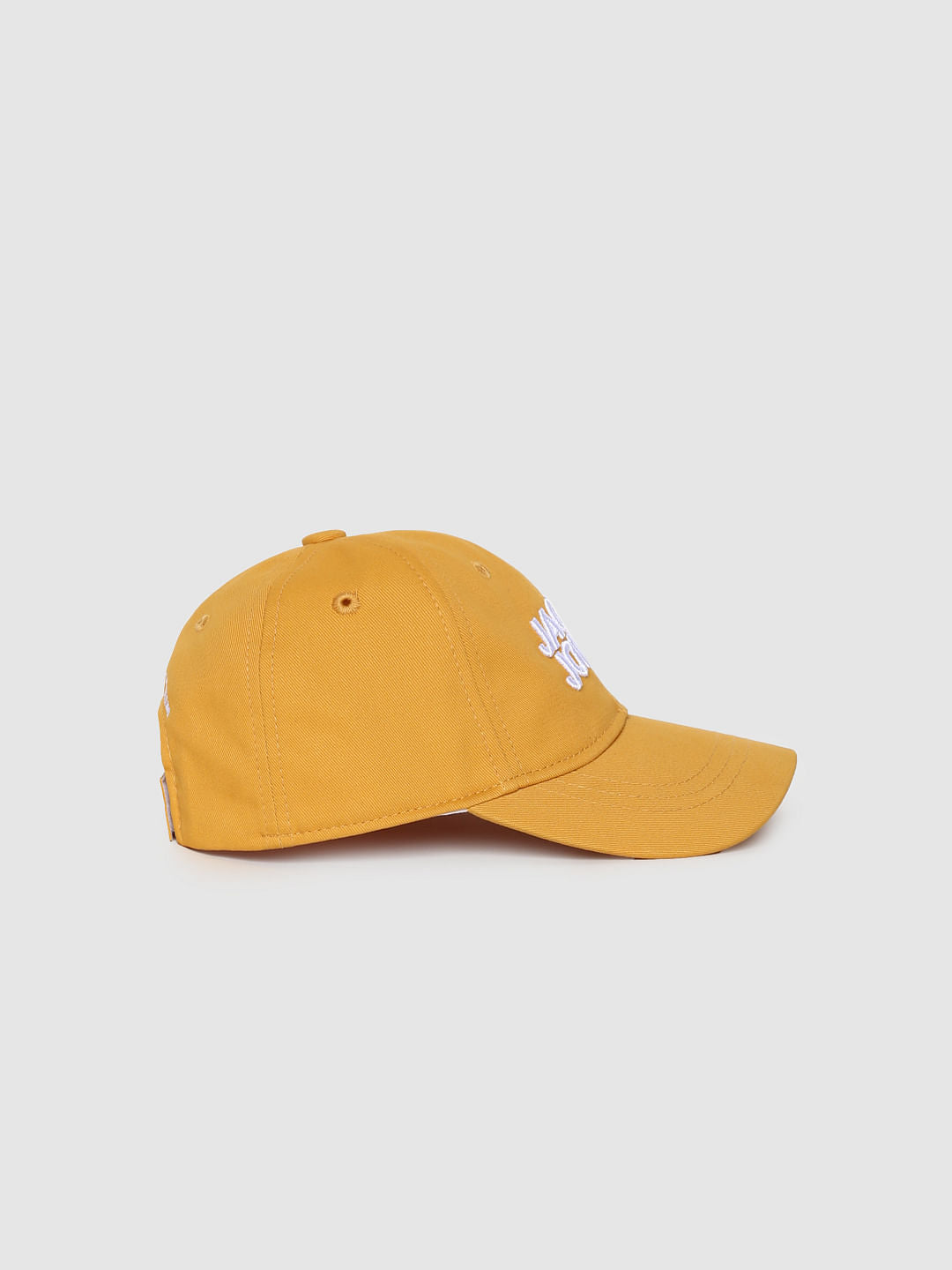 BOYS Yellow Logo Print Baseball Cap