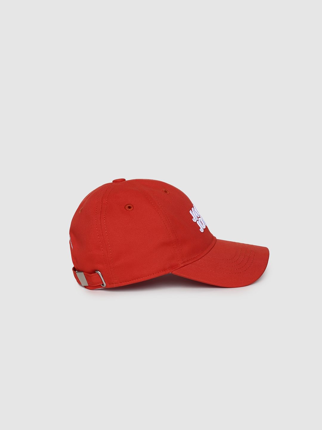 BOYS Orange Logo Print Baseball Cap