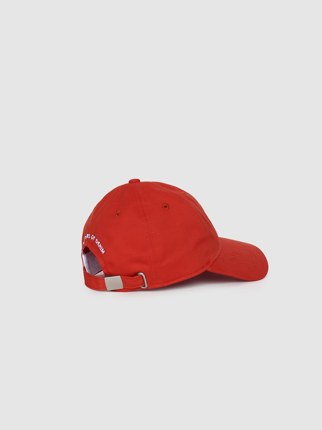 BOYS Orange Logo Print Baseball Cap