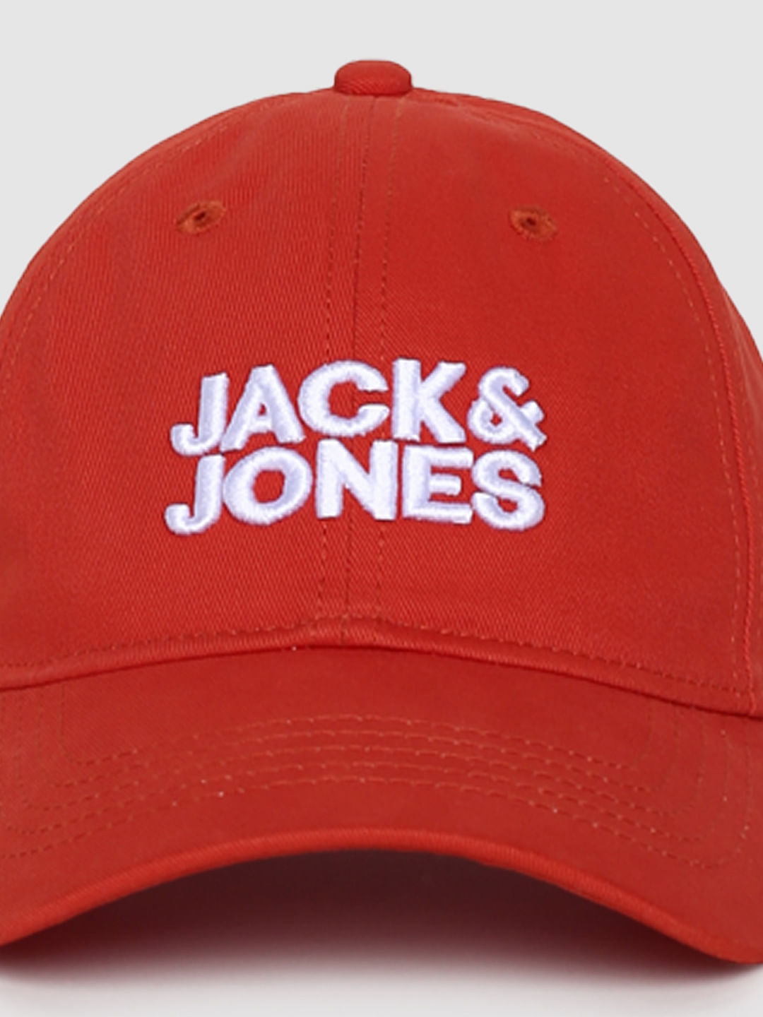 BOYS Orange Logo Print Baseball Cap