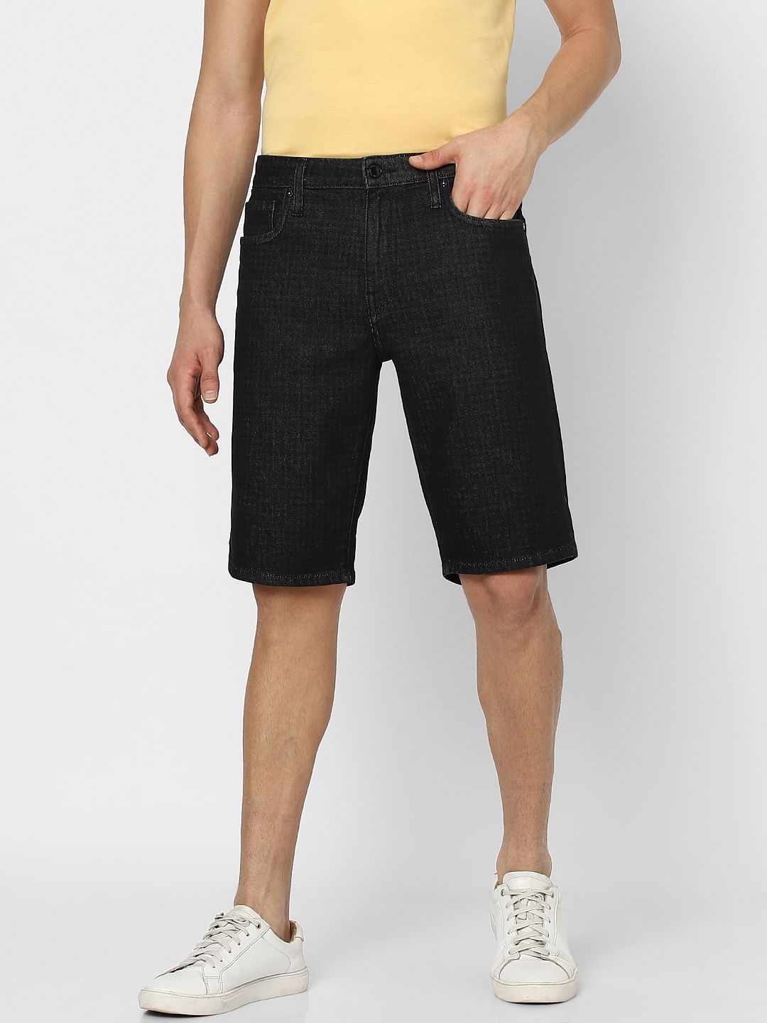 Black Low Rise Shorts