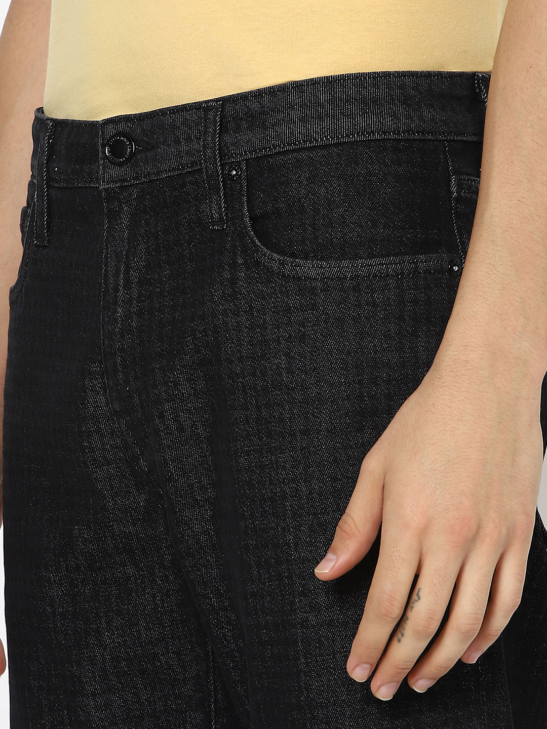 Black Low Rise Shorts