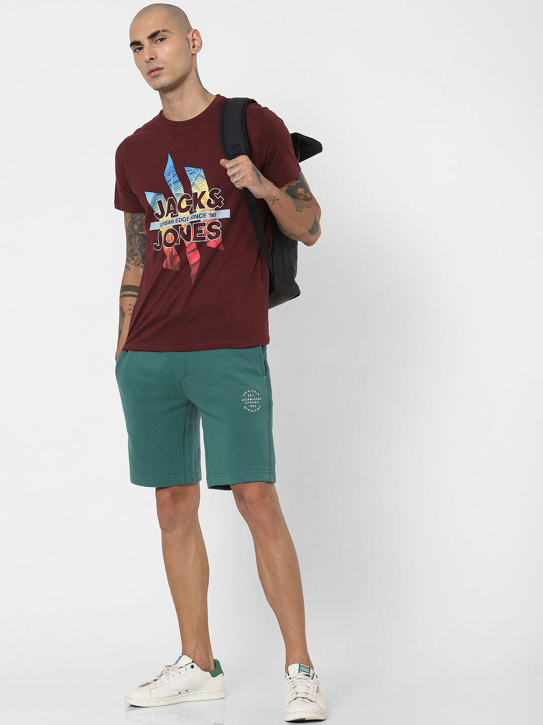 Green Low Rise Sweatshorts - S