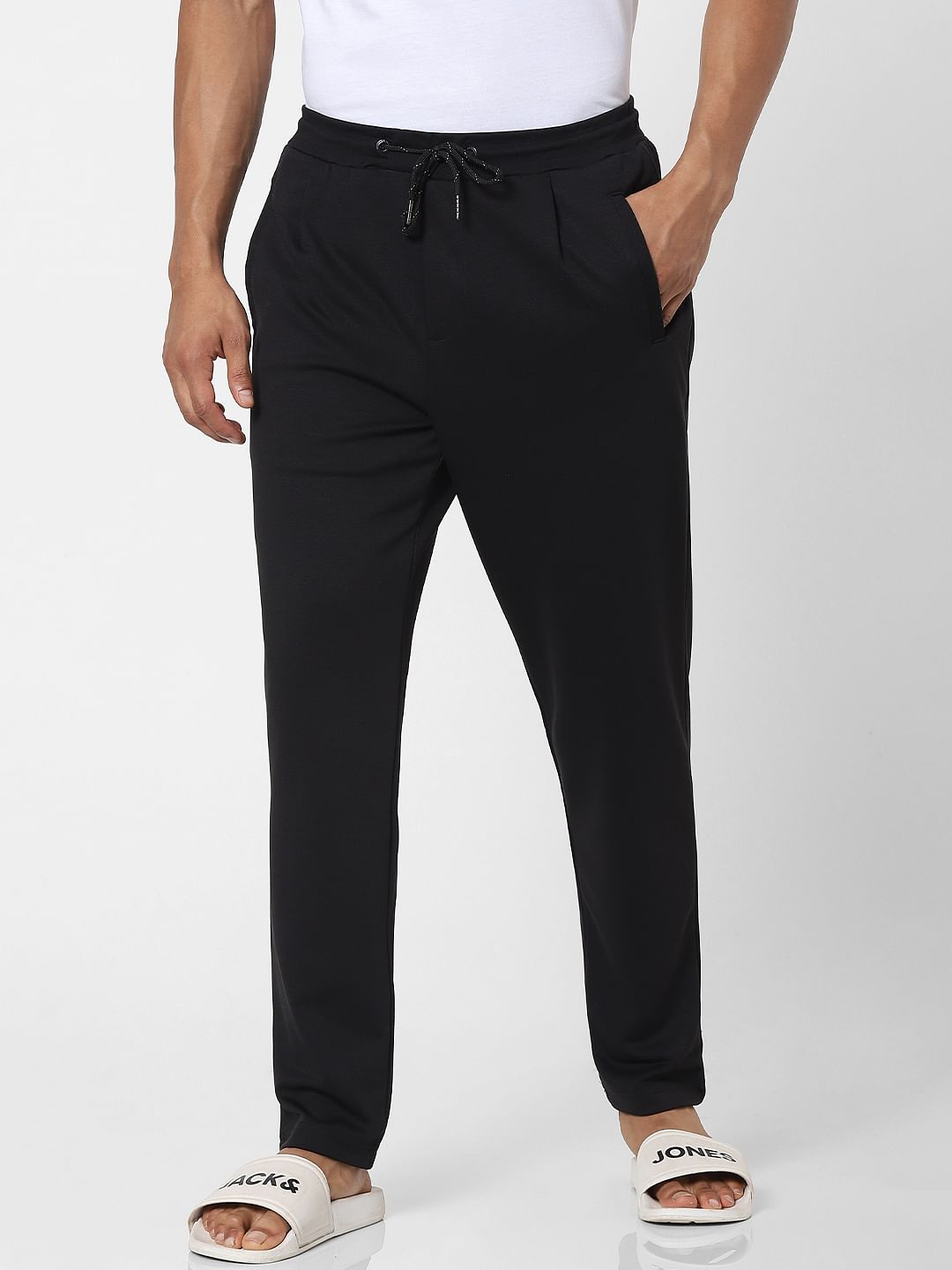 Black Mid Rise Pants