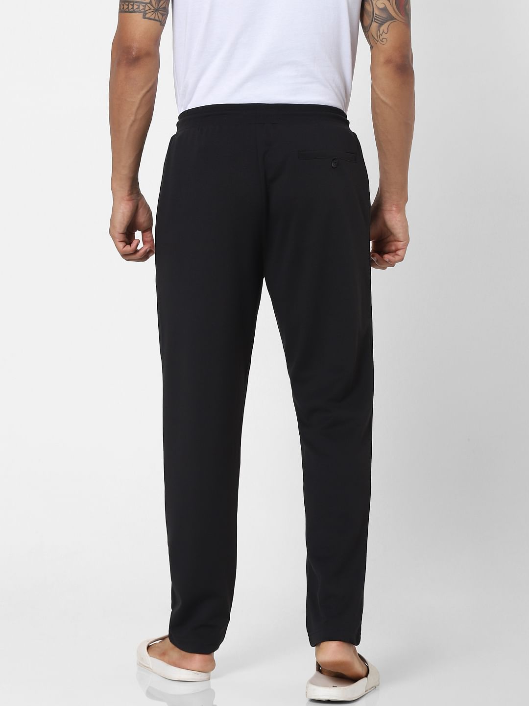 Black Mid Rise Pants