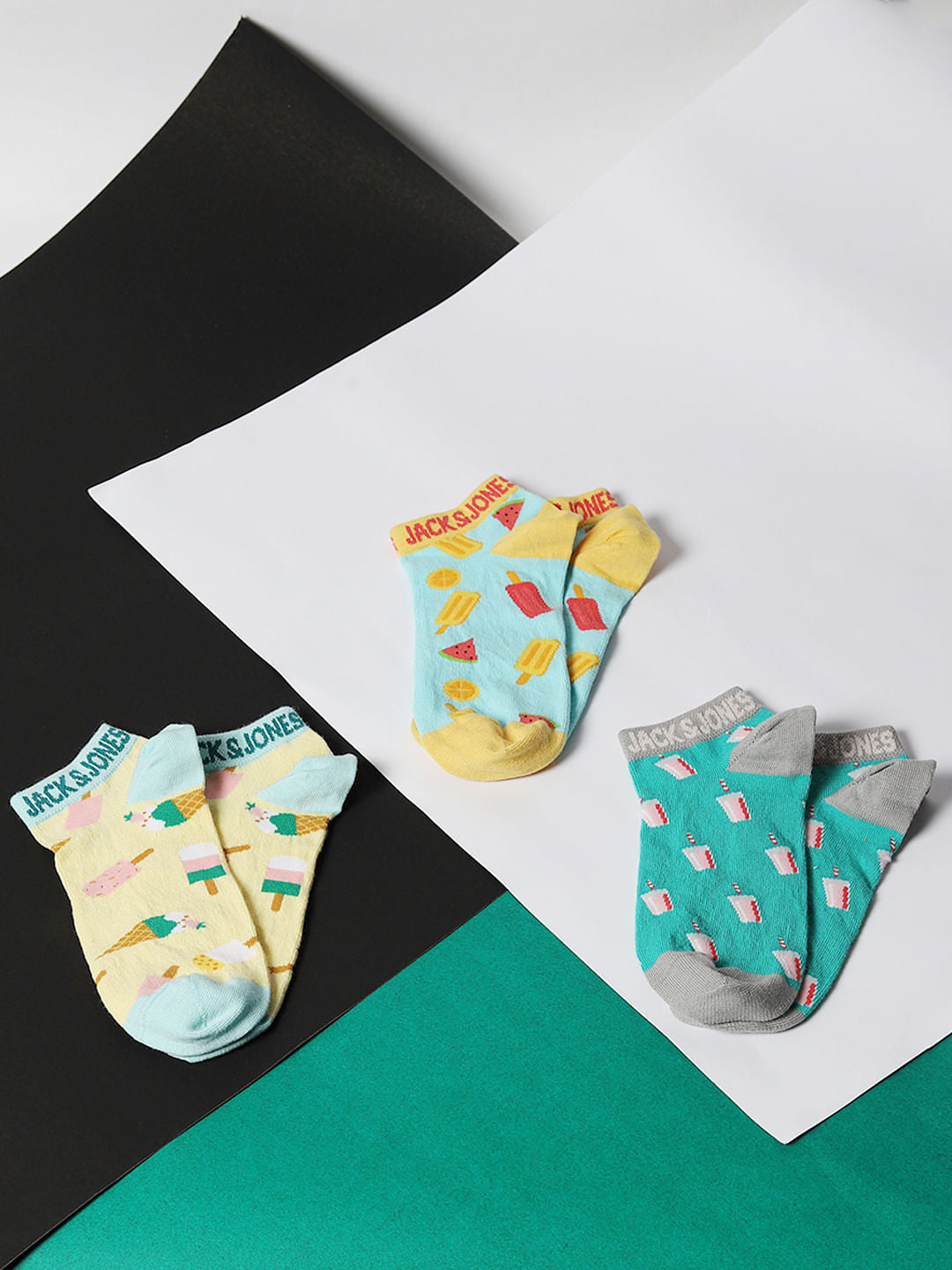 Pack Of 3 Ankle Length Socks - ONE