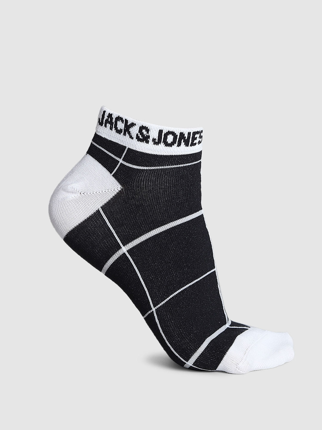 Pack Of 3 Monochrome Ankle Length Socks