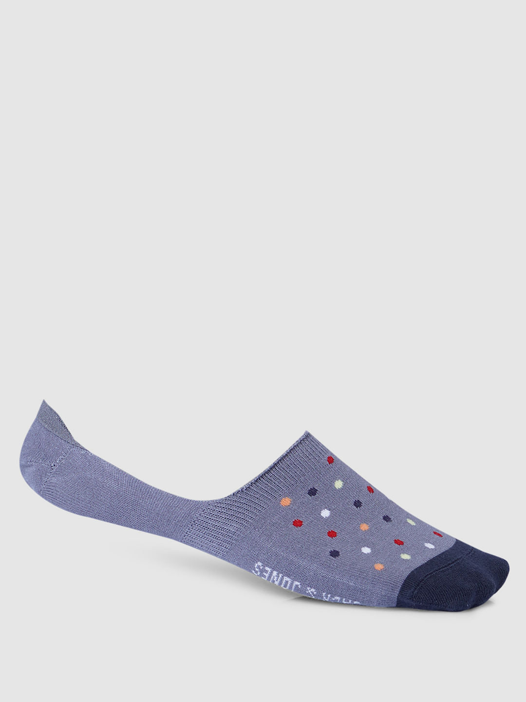 Pack of 3 Polka Dot No-Show Socks