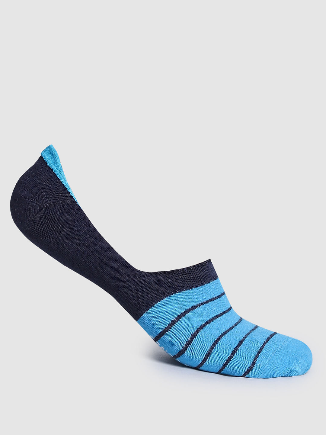 Pack of 3 Colourblocked No-Show Socks