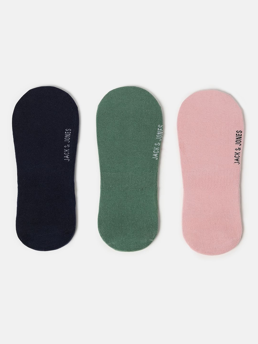 Pack of 3 Pastel No-Show Socks