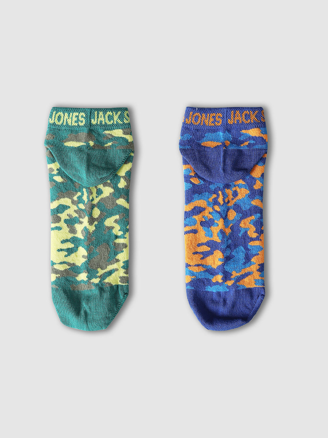 Pack of 2 Camo Print Ankle Length Socks