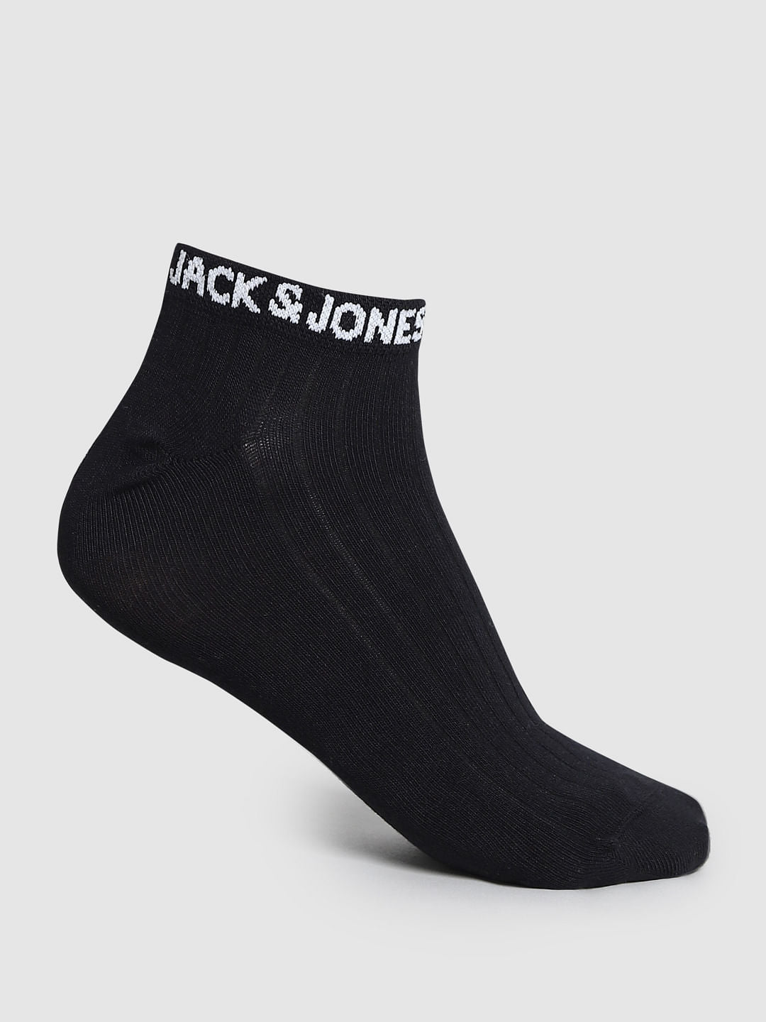 Pack of 2 Black Ankle Length Socks