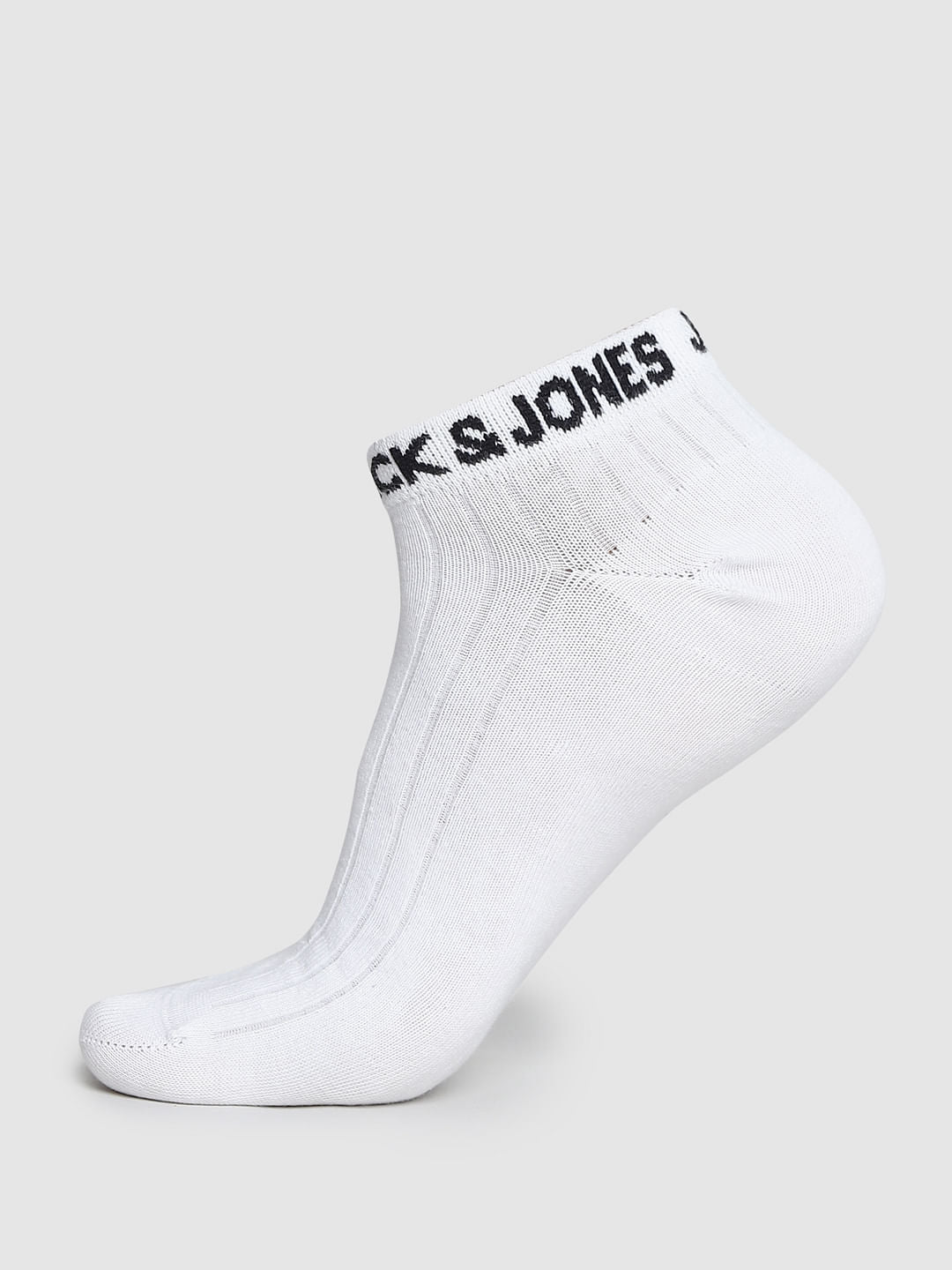 Pack of 2 White Ankle Length Socks
