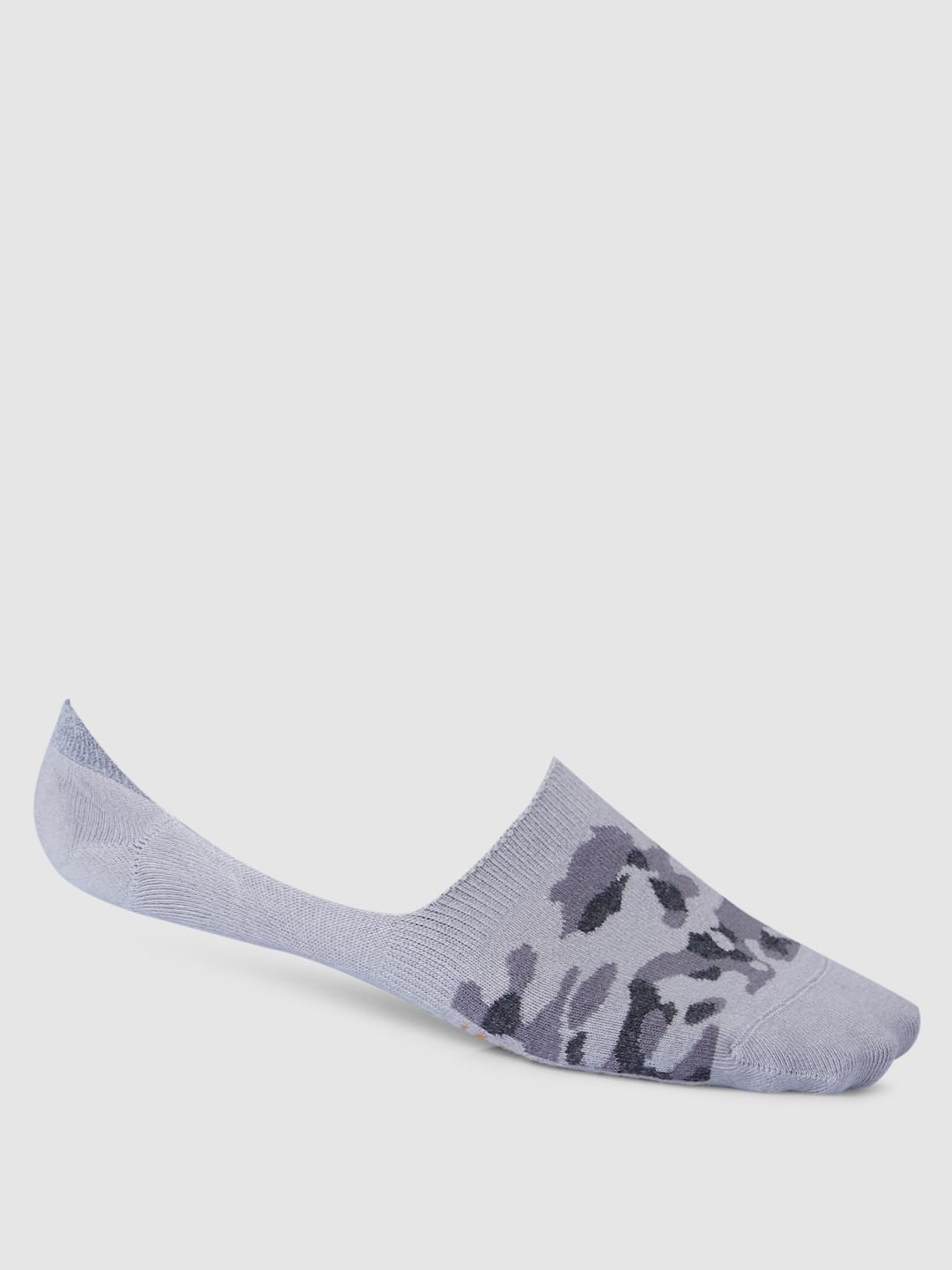 Pack of 2 Camo Print No Show Socks