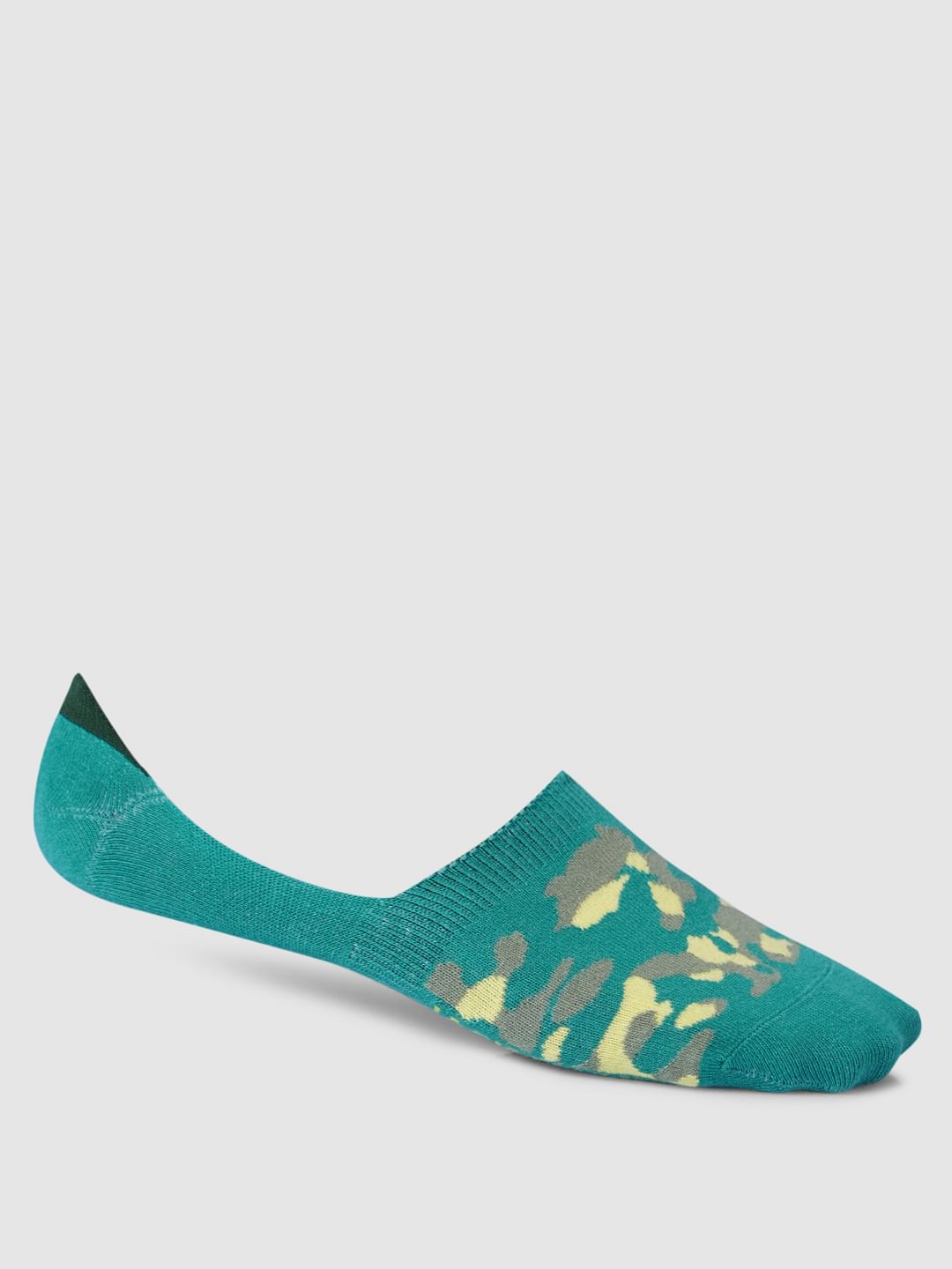 Pack of 2 Camo Print No Show Socks